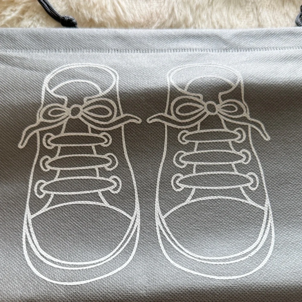 Gray Shoe Storage Bag